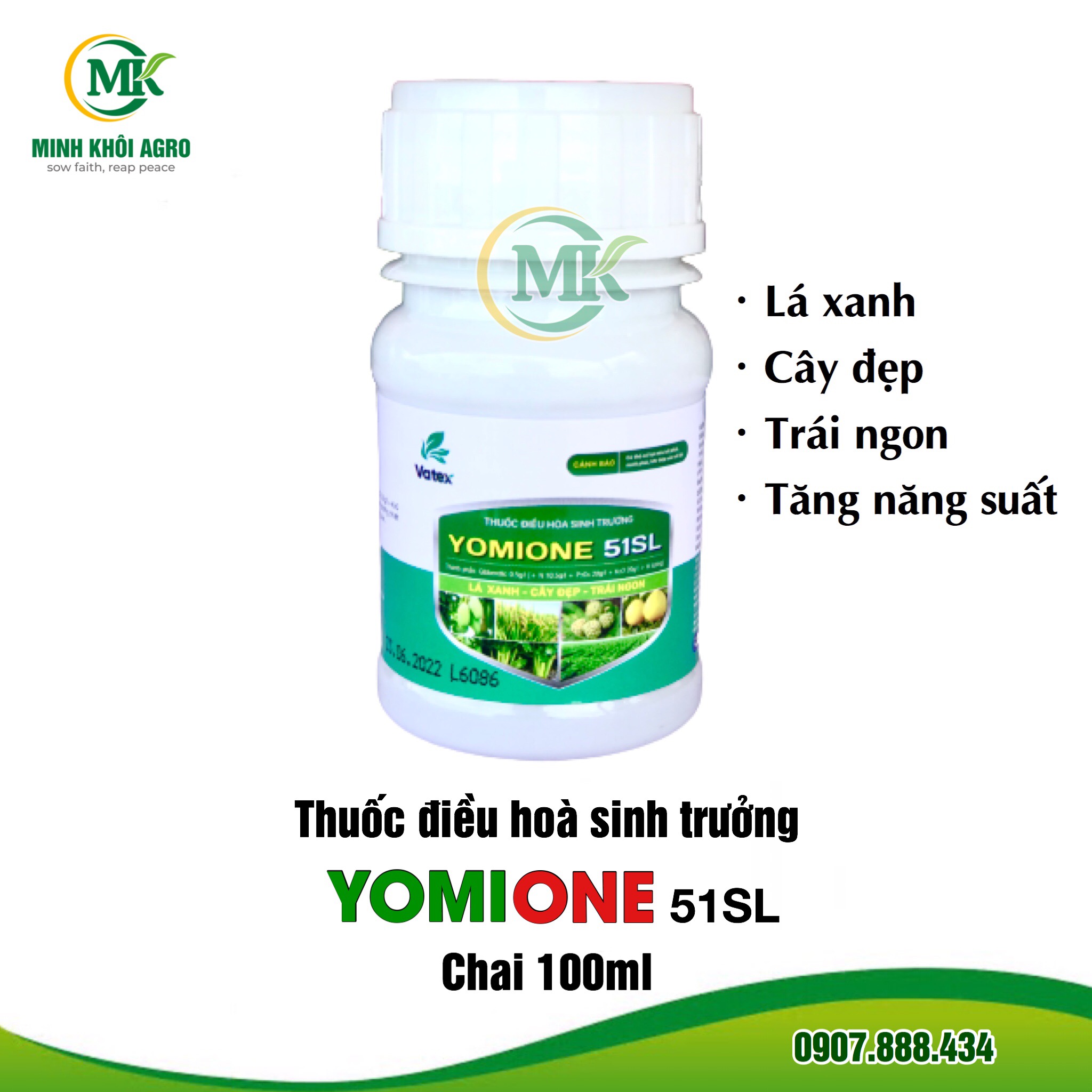 Thuốc điều hòa sinh trưởng YomiOne 51SL - Chai 100ml